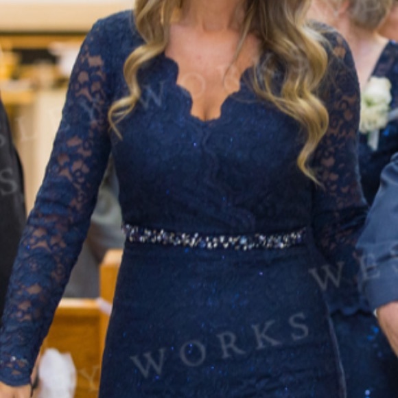 Navy Dress - Picture 3 of 6